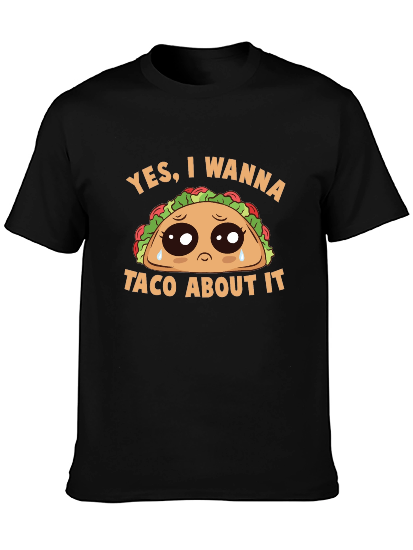 Sad Taco Graphic Tee - Wanna Taco About It?