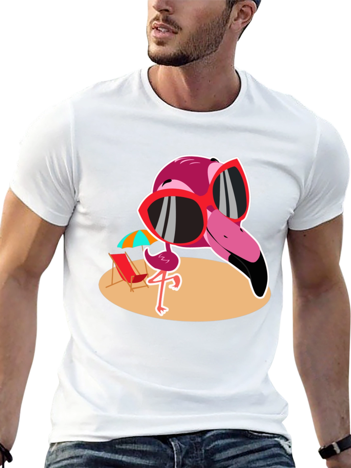 Fun Flamingo Graphic Tee - Summer Vibes