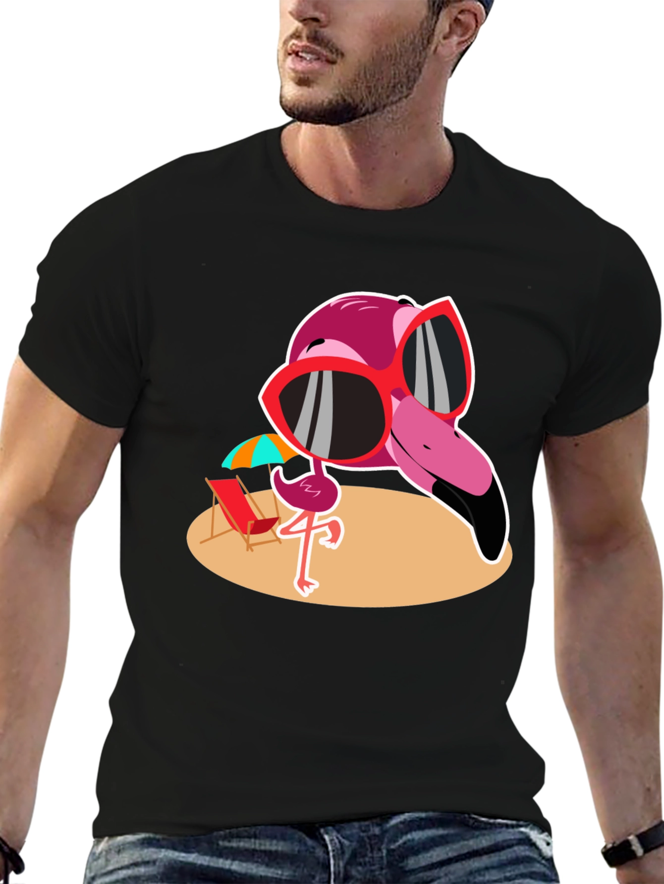 Fun Flamingo Graphic Tee - Summer Vibes