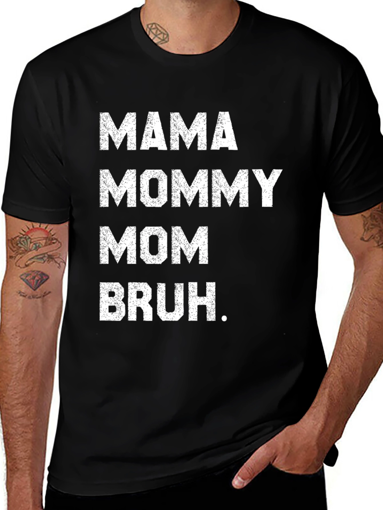 Mama Mommy Mom Bruh T-Shirt Funny Mothers Day Tee
