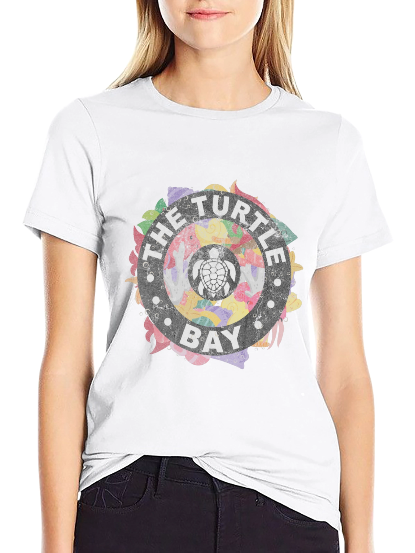 Turtle Bay Graphic Tee - Stylish Black T-Shirt