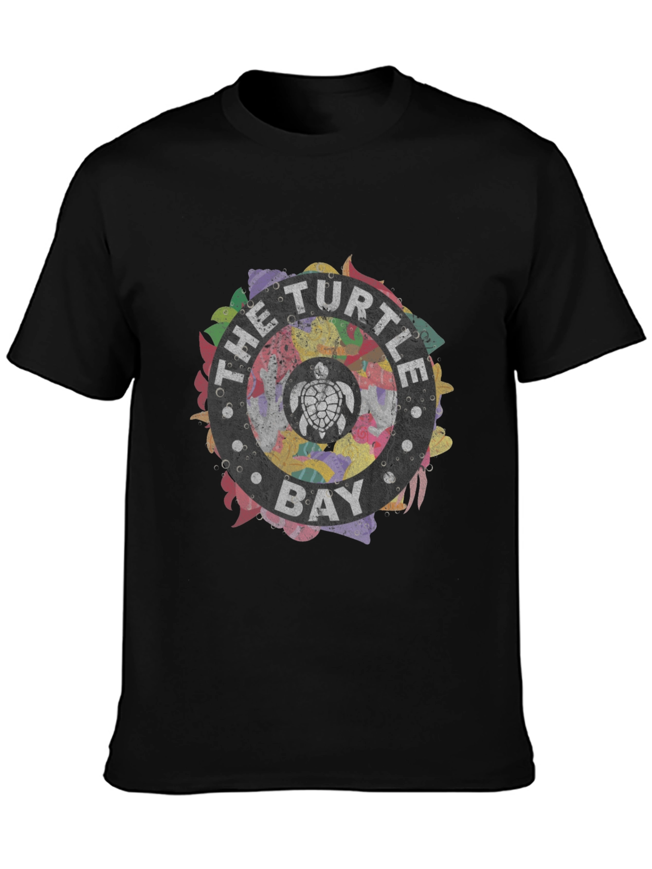 Turtle Bay Graphic Tee - Stylish Black T-Shirt