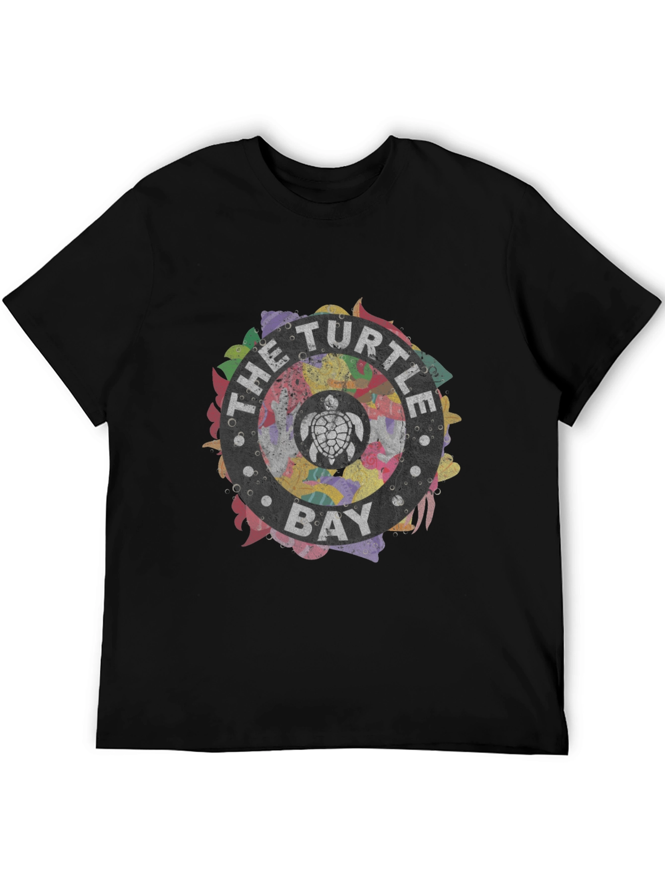 Turtle Bay Graphic Tee - Stylish Black T-Shirt
