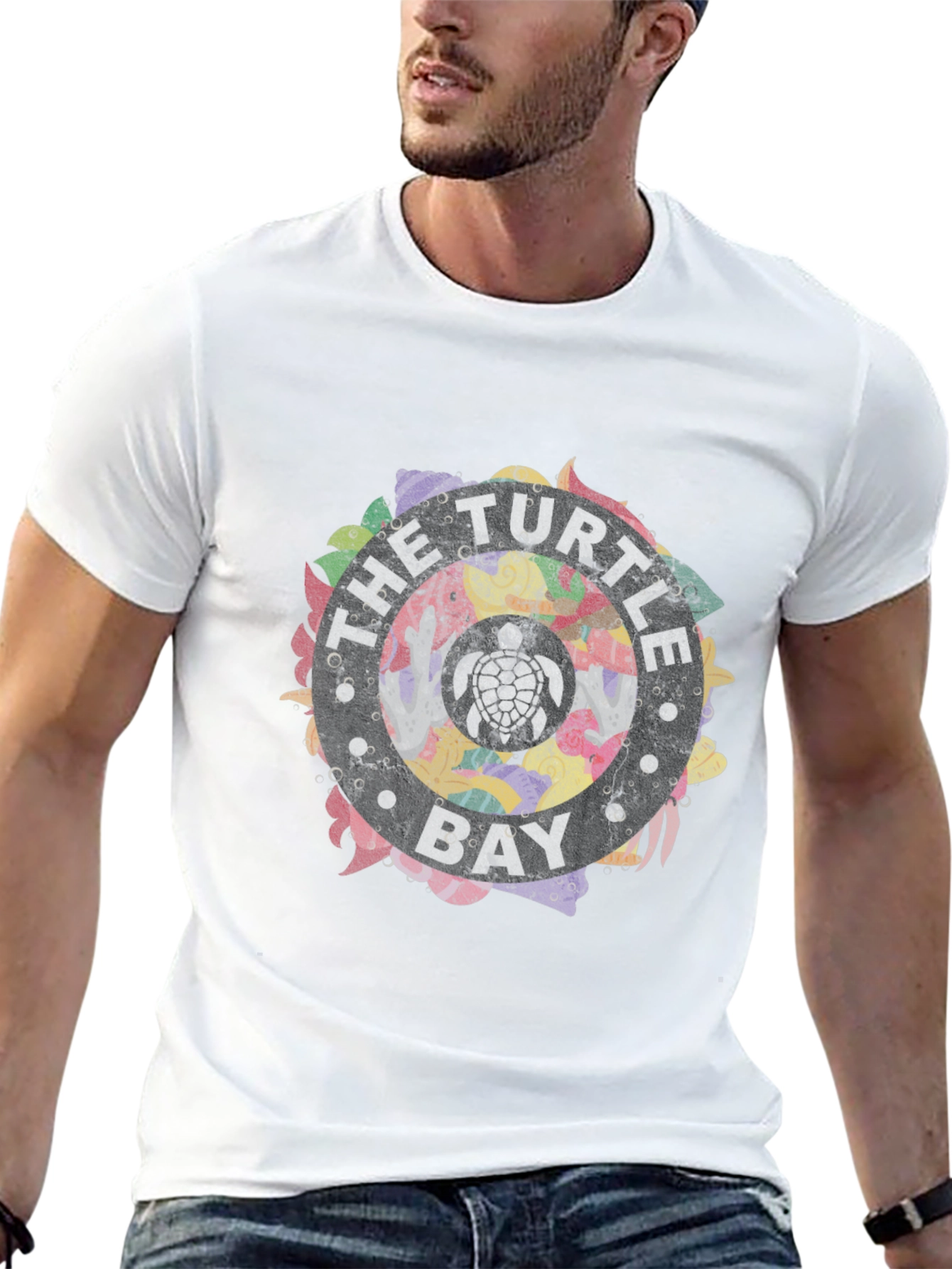Turtle Bay Graphic Tee - Stylish Black T-Shirt