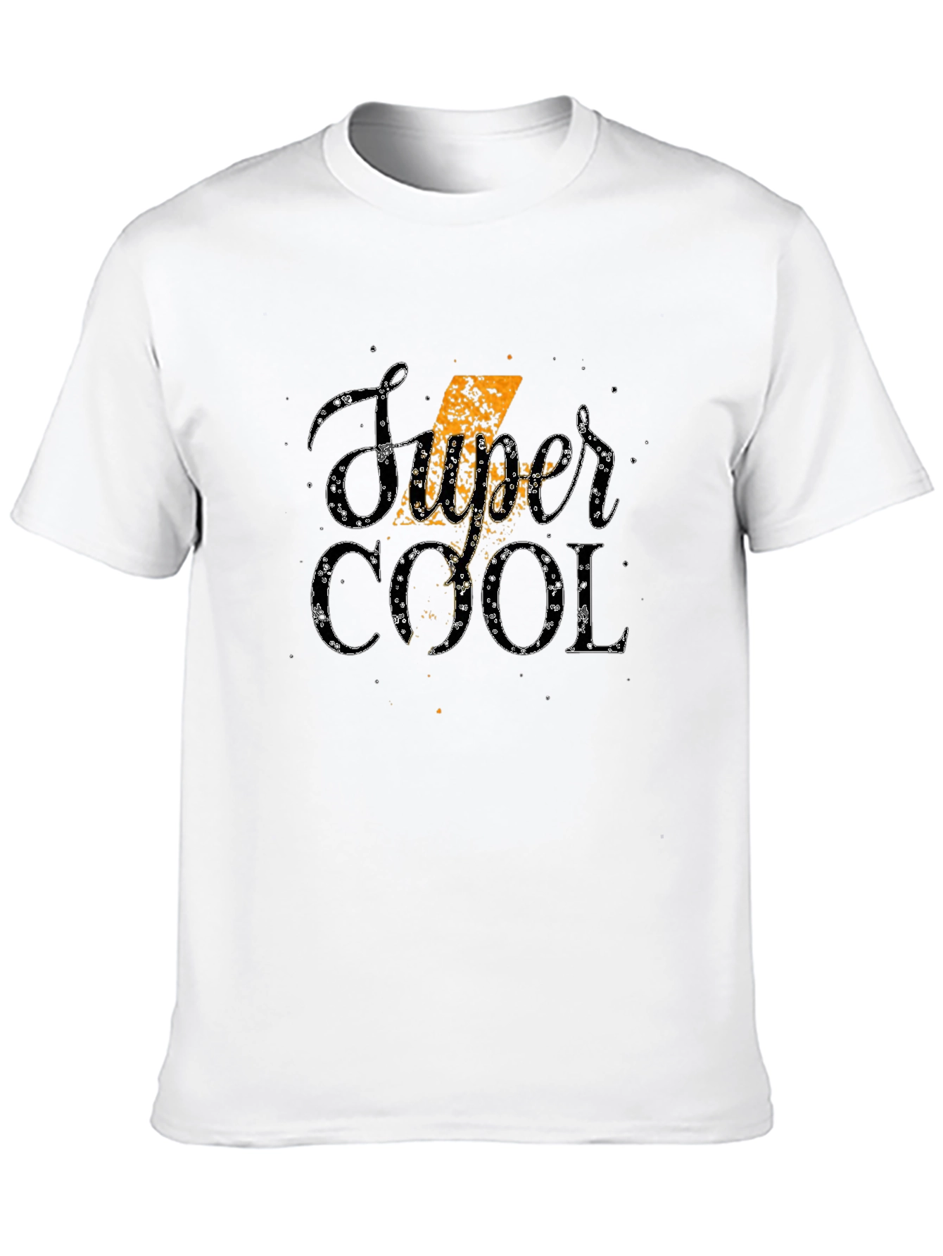 Super Cool Graphic Print T-Shirt - Stylish Black Tee