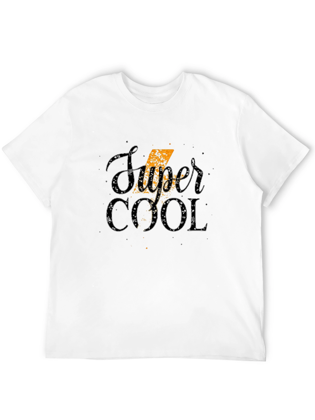 Super Cool Graphic Print T-Shirt - Stylish Black Tee