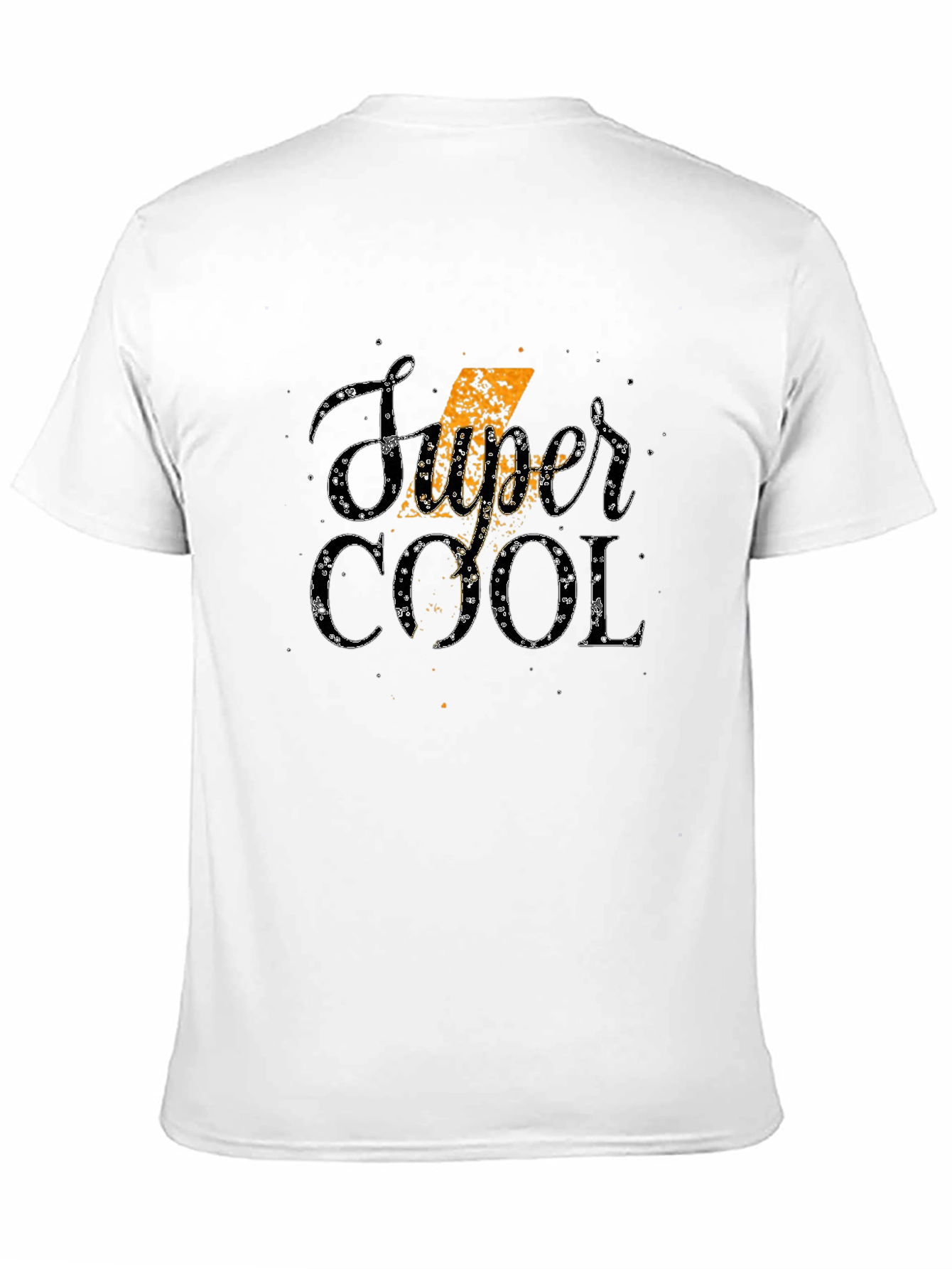 Super Cool Graphic Print T-Shirt - Stylish Black Tee