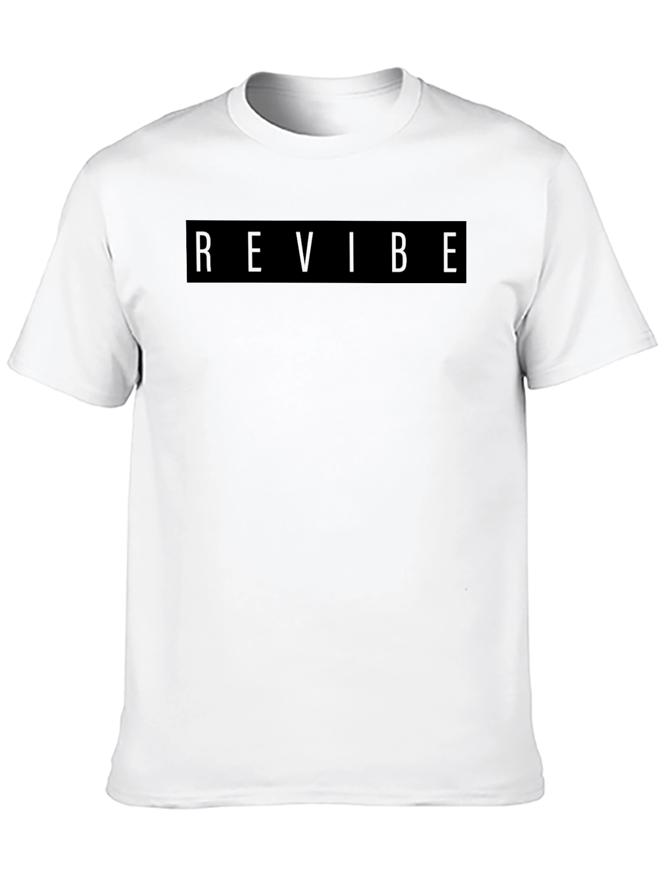 Revibe Black Graphic Tee - Mens Casual Fashion