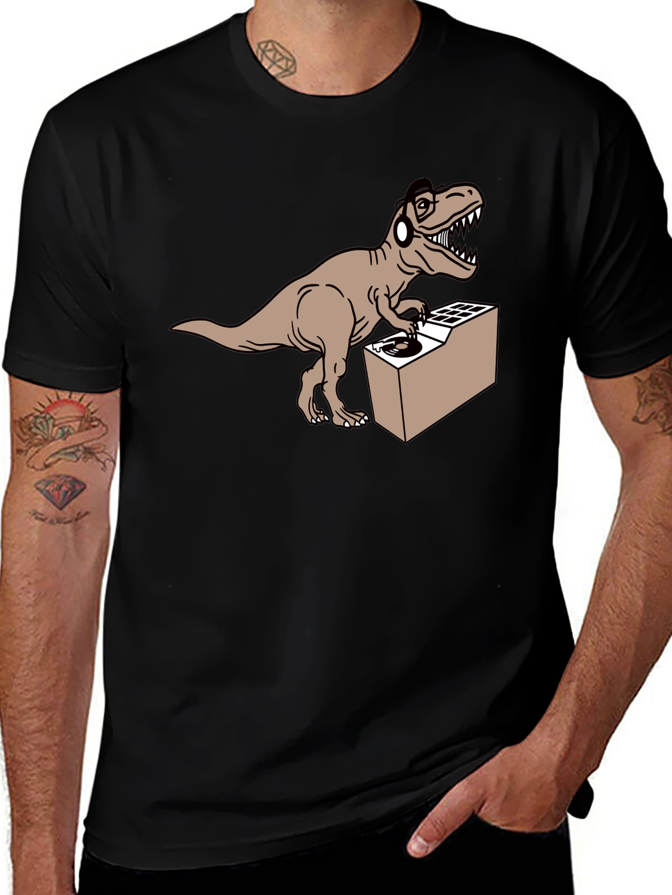 DJ Rex T-Shirt - Dino Beats