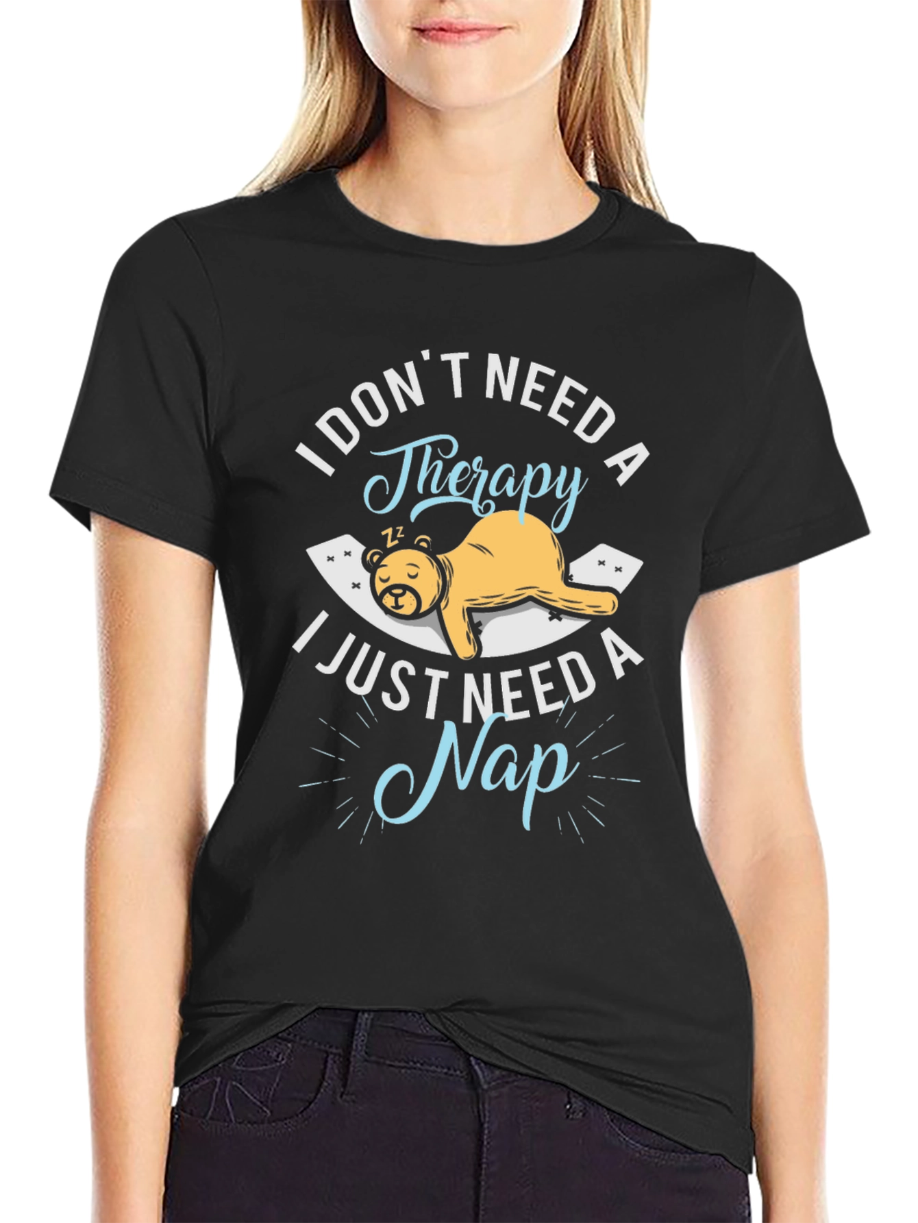 Funny Nap T-Shirt - I Dont Need Therapy