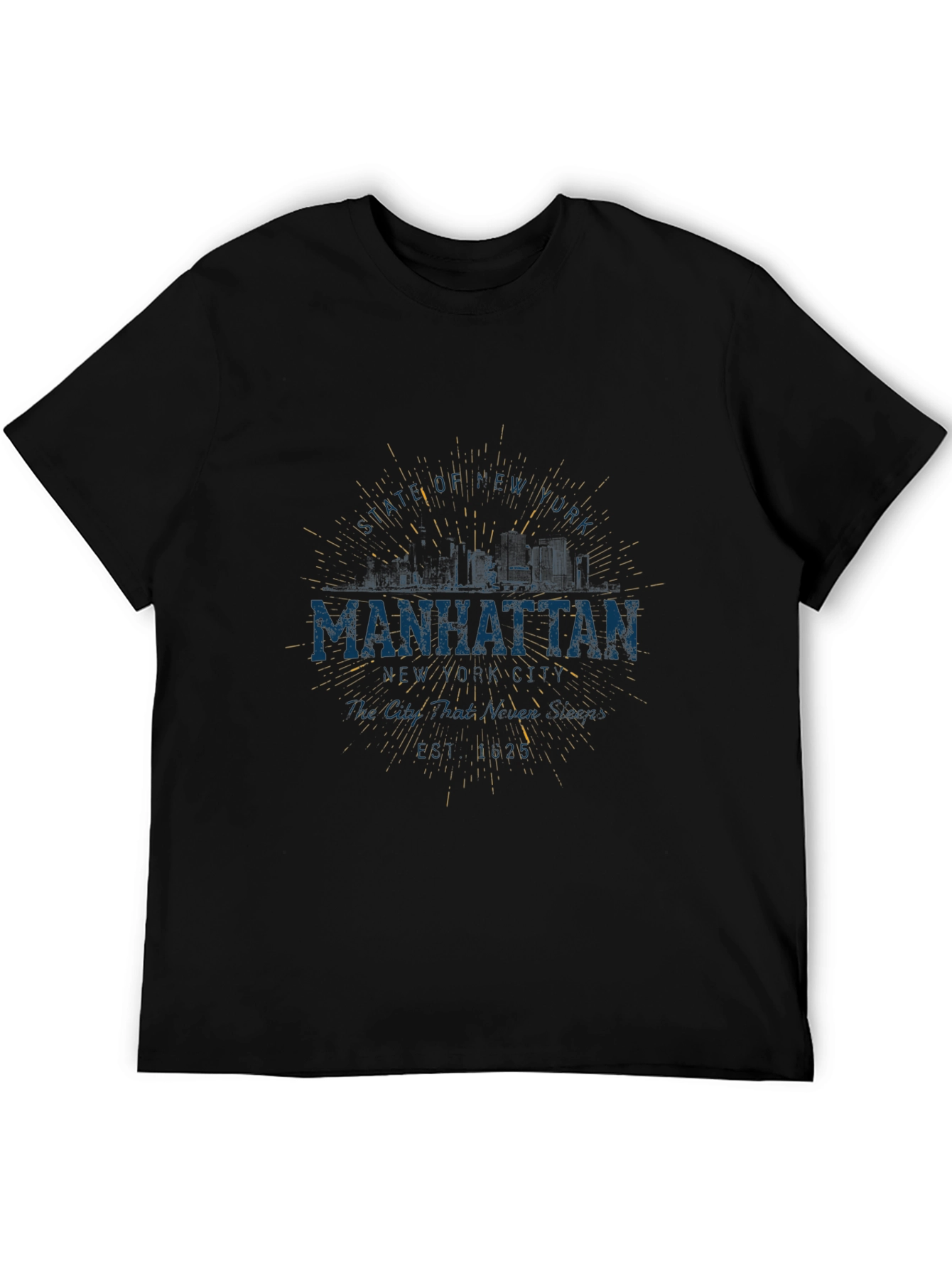 Manhattan Graphic T-Shirt - Classic Fit Soft Cotton