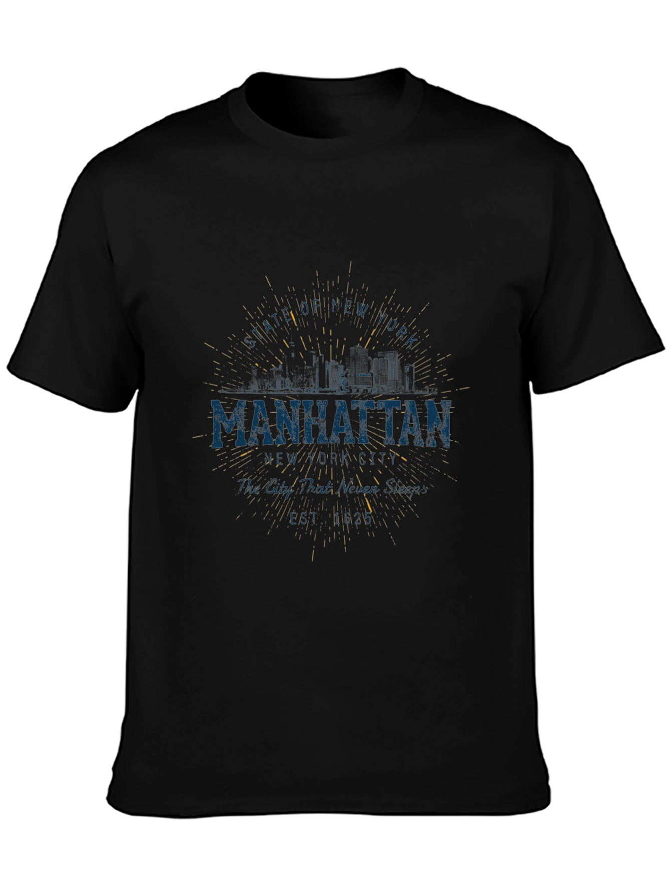 Manhattan Graphic T-Shirt - Classic Fit Soft Cotton