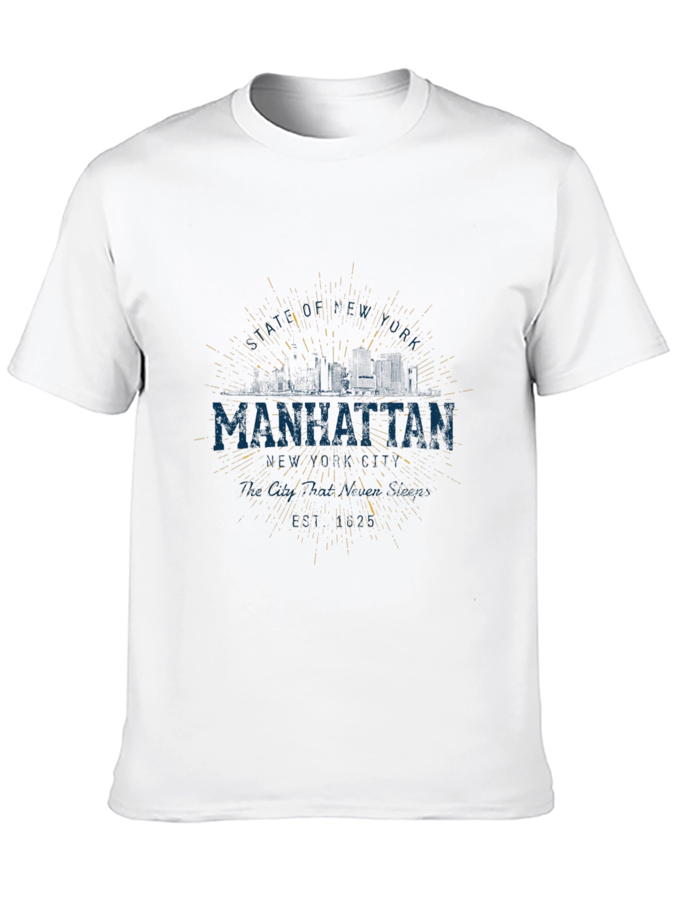 Manhattan Graphic T-Shirt - Classic Fit Soft Cotton