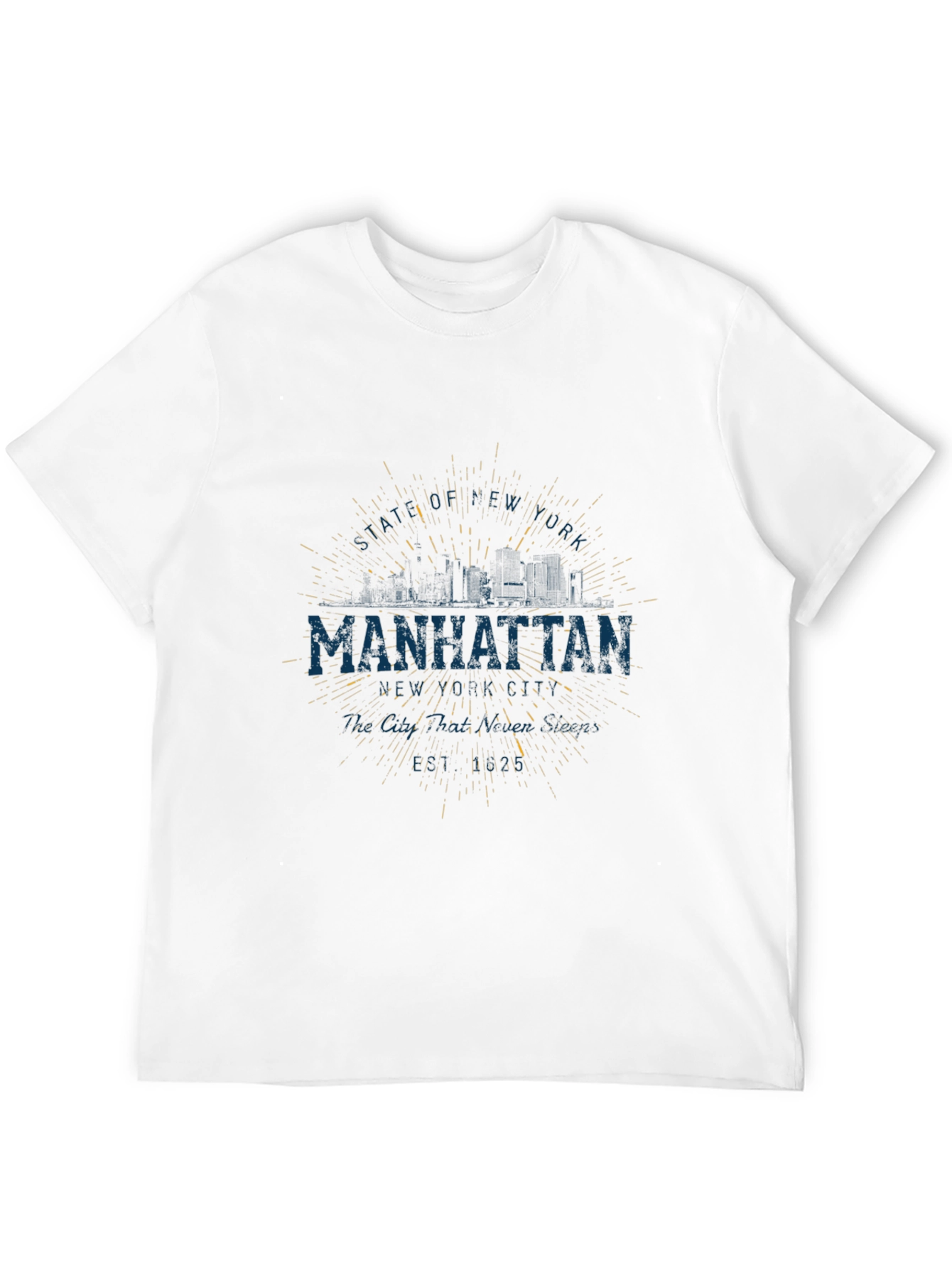 Manhattan Graphic T-Shirt - Classic Fit Soft Cotton