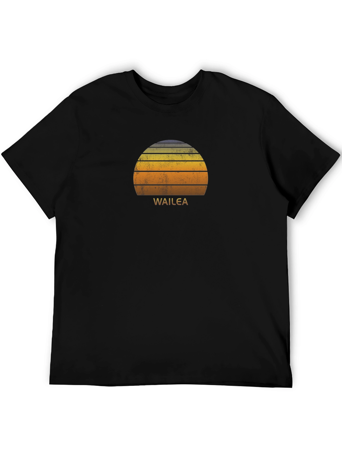 Wailea Sunset Graphic T-Shirt - Retro Design