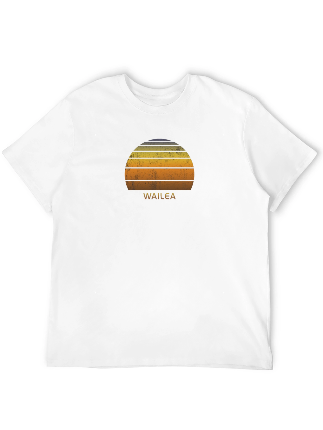 Wailea Sunset Graphic T-Shirt - Retro Design