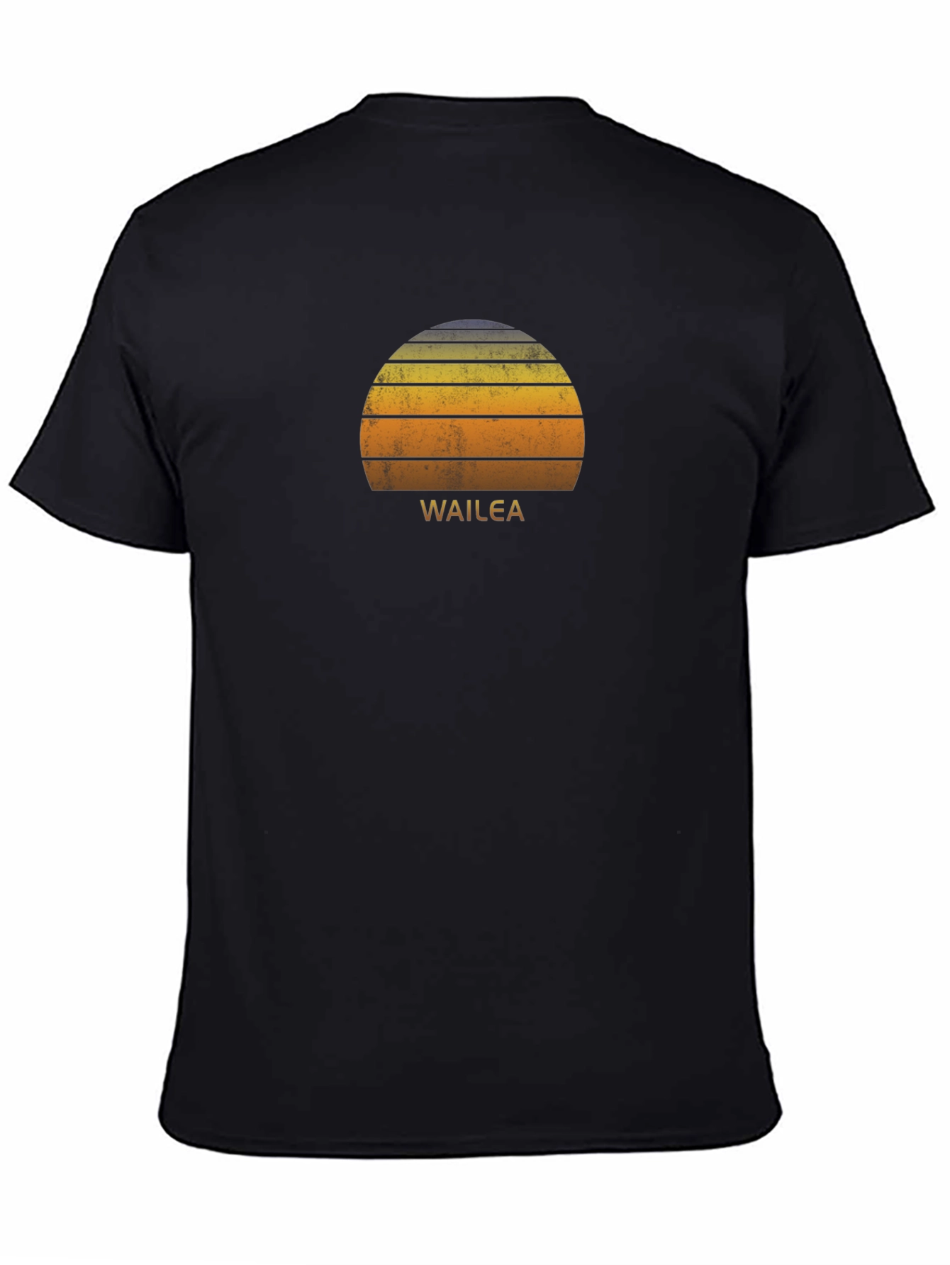 Wailea Sunset Graphic T-Shirt - Retro Design