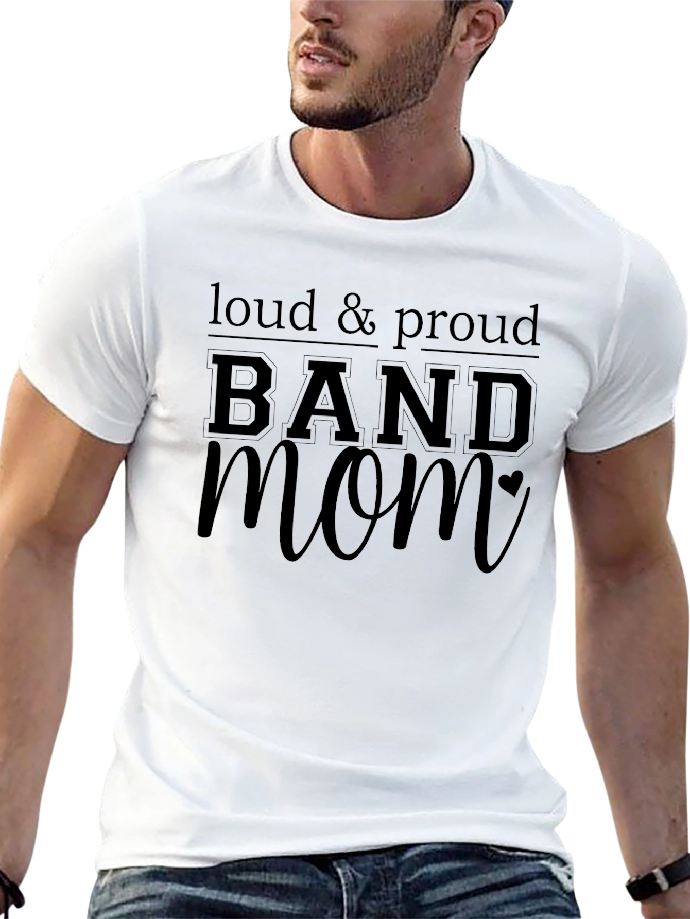 Loud & Proud Band Mom Graphic Tee