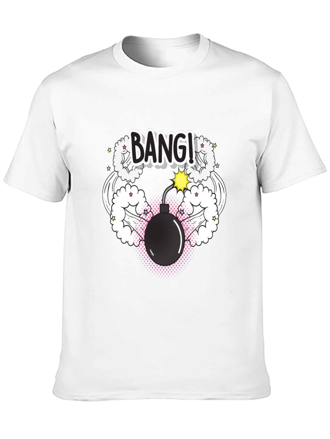 Bang! Graphic Print Tee - Explosive Style