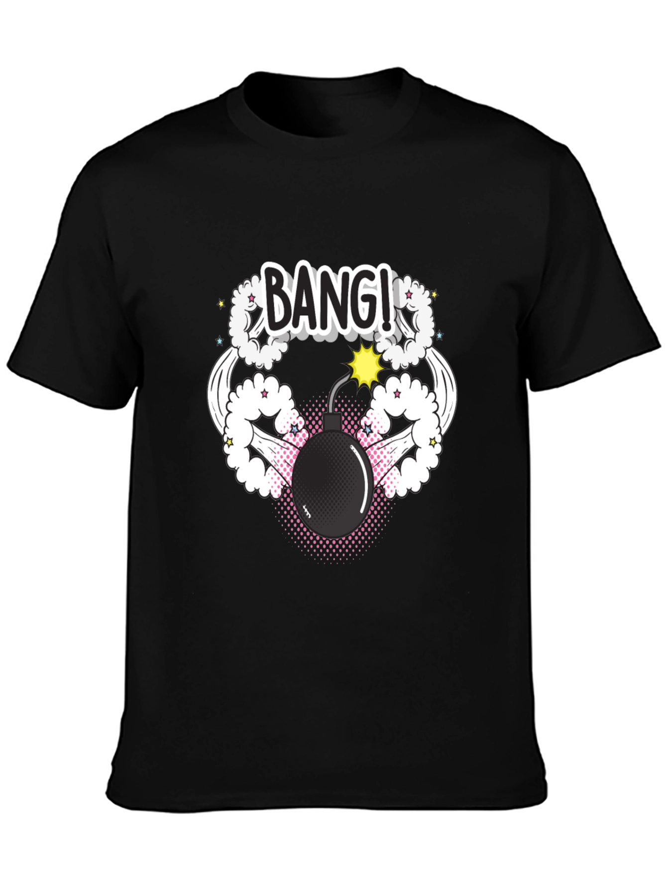 Bang! Graphic Print Tee - Explosive Style