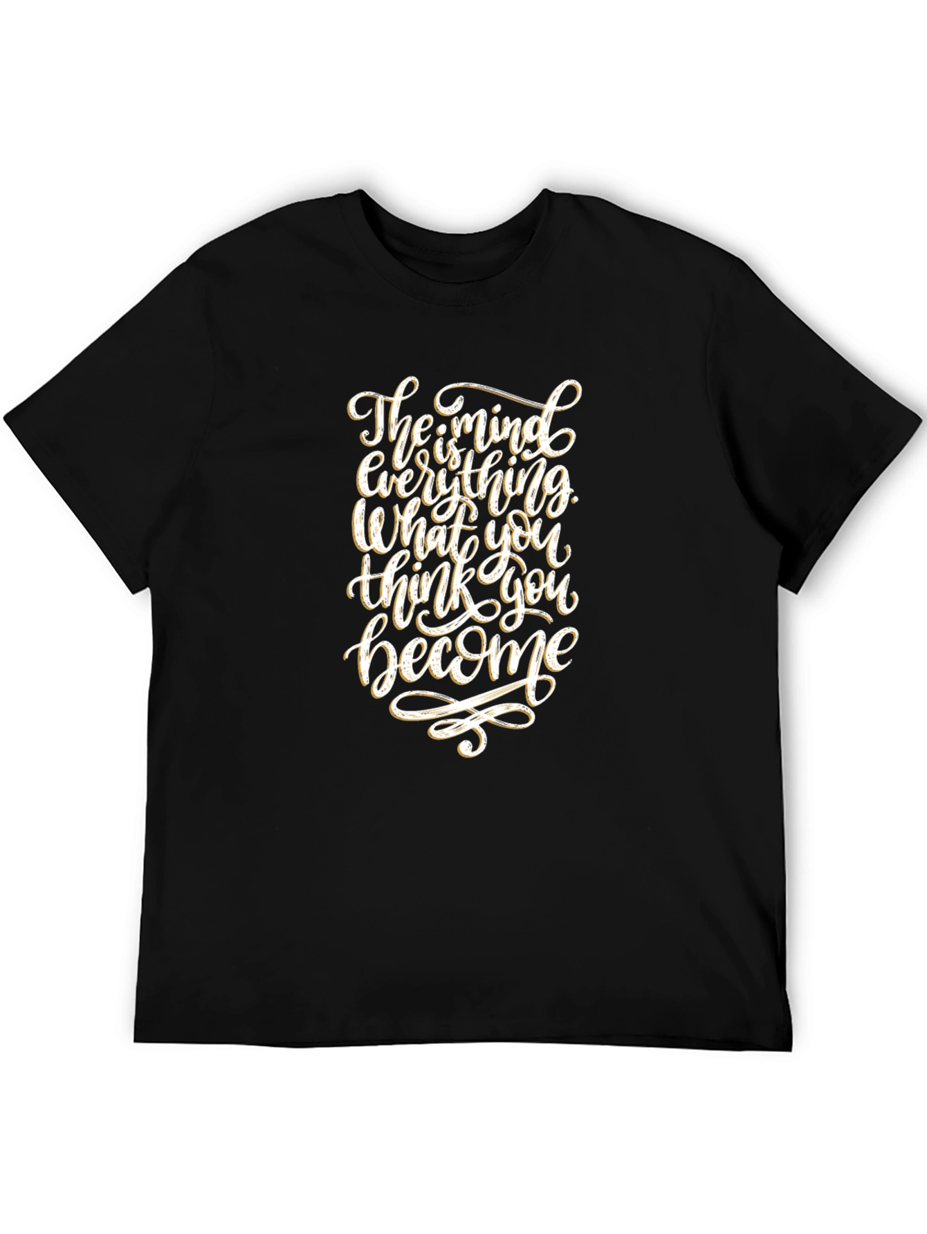 Inspirational Mindset T-Shirt - Black