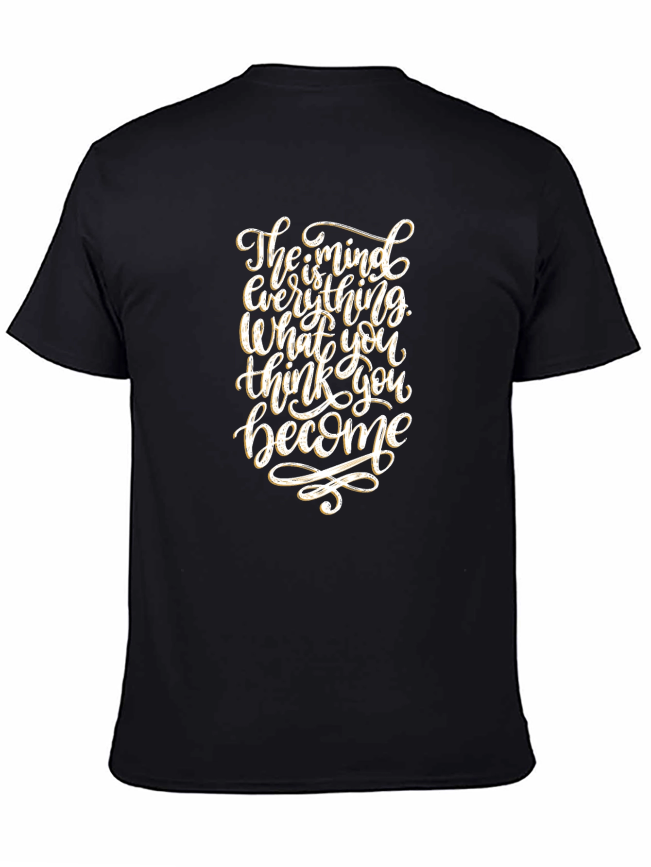 Inspirational Mindset T-Shirt - Black