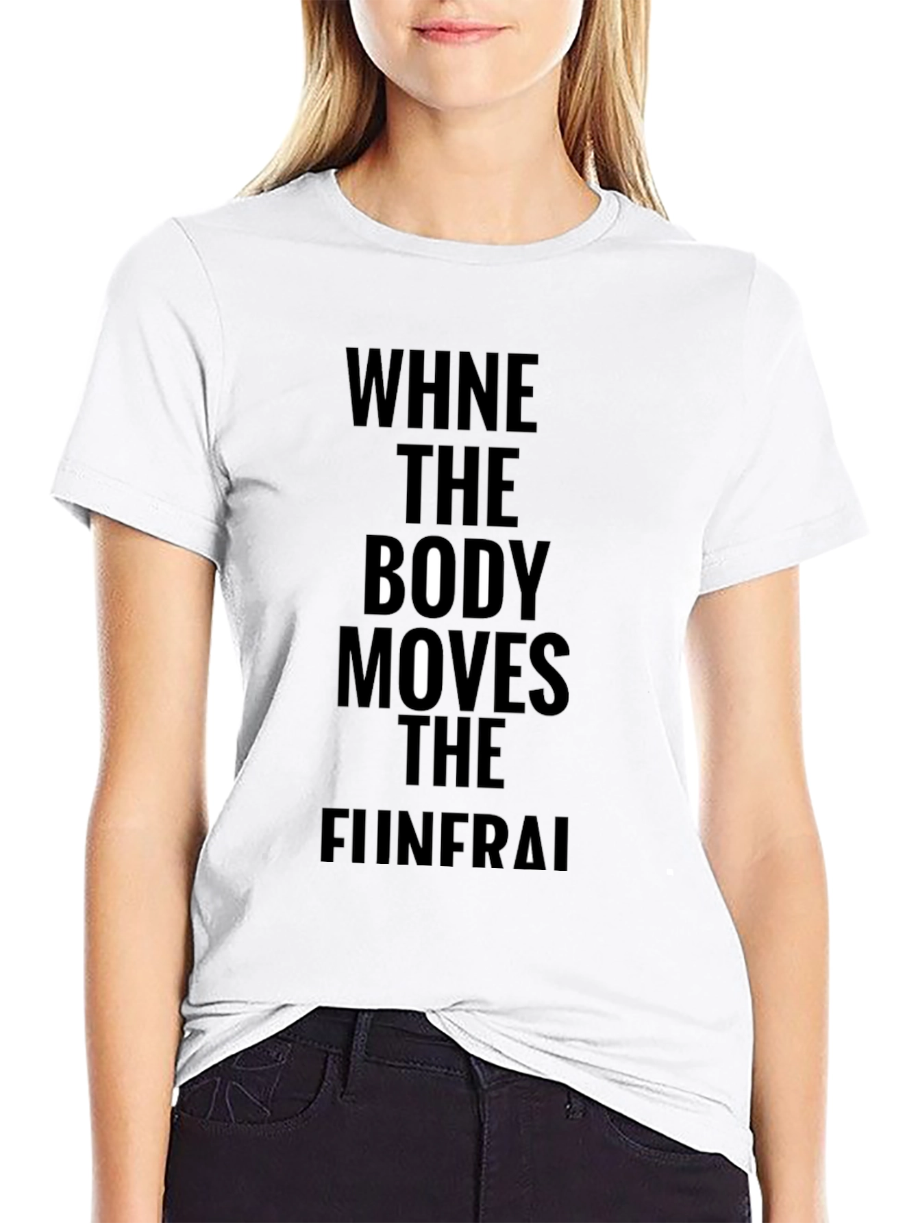 When the Body Moves Black T-Shirt
