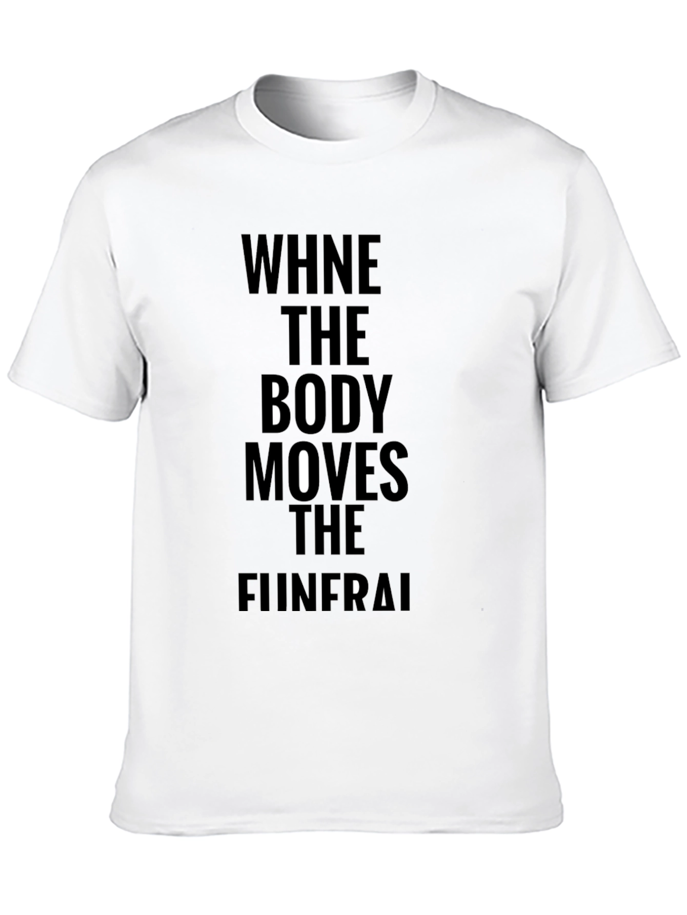 When the Body Moves Black T-Shirt