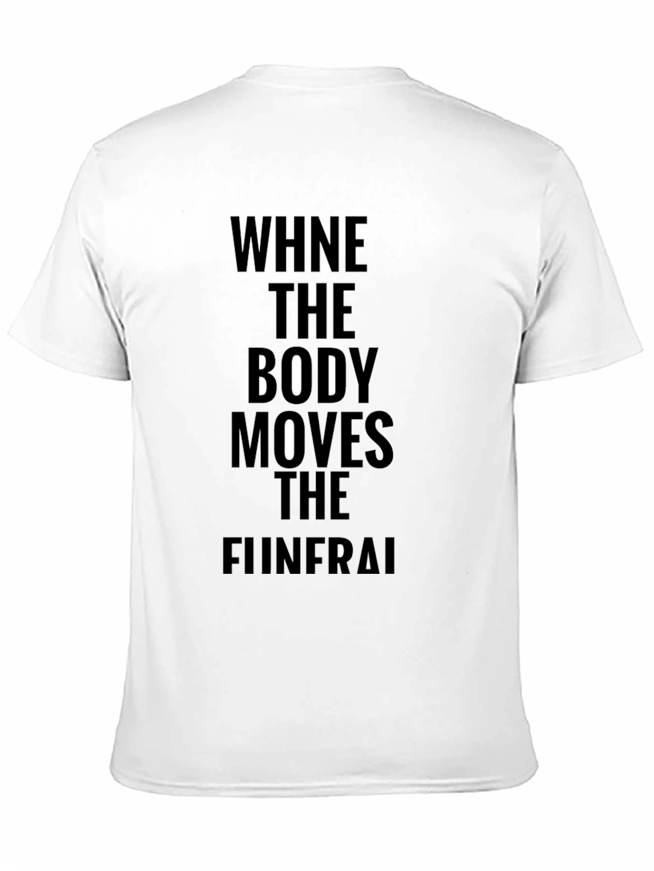 When the Body Moves Black T-Shirt