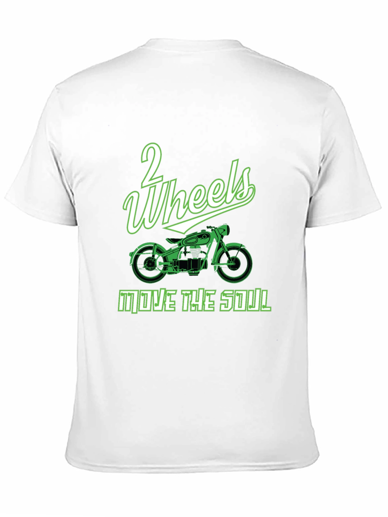 2 Wheels Move the Soul Graphic T-Shirt