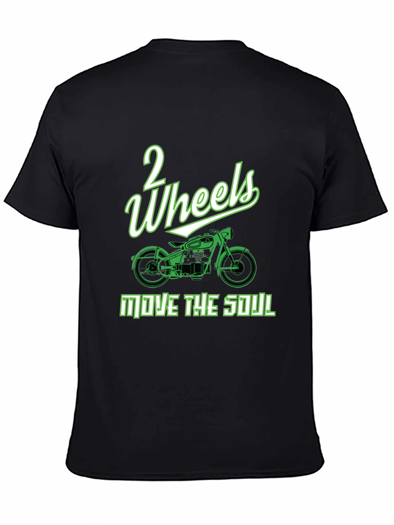 2 Wheels Move the Soul Graphic T-Shirt