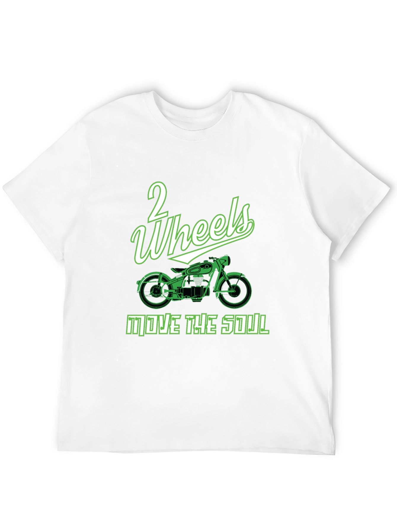 2 Wheels Move the Soul Graphic T-Shirt