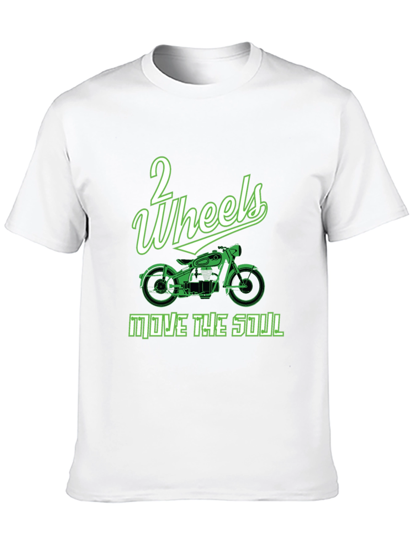 2 Wheels Move the Soul Graphic T-Shirt
