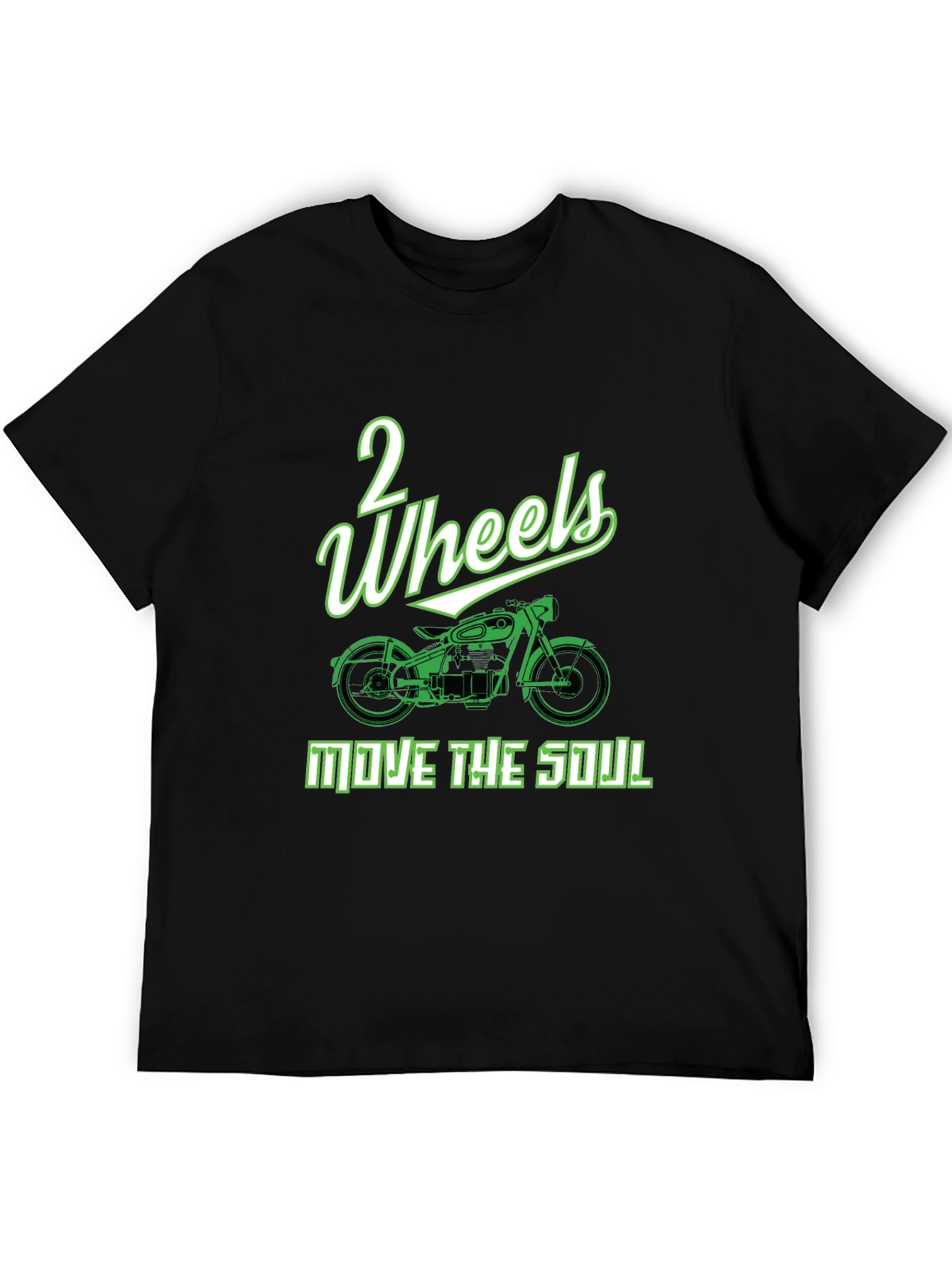 2 Wheels Move the Soul Graphic T-Shirt