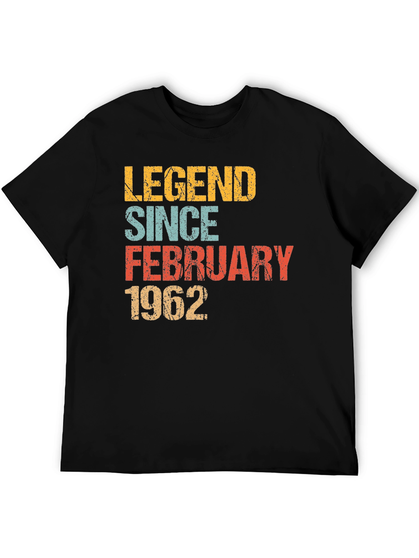 Legend Since February 1962 - Retro Birthday T-Shirt