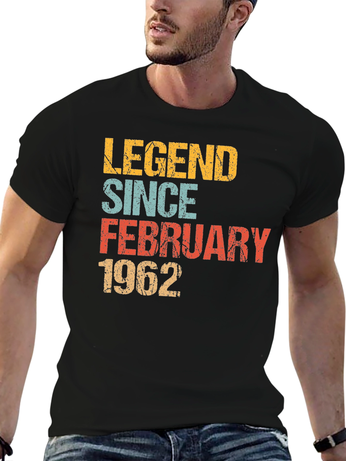 Legend Since February 1962 - Retro Birthday T-Shirt