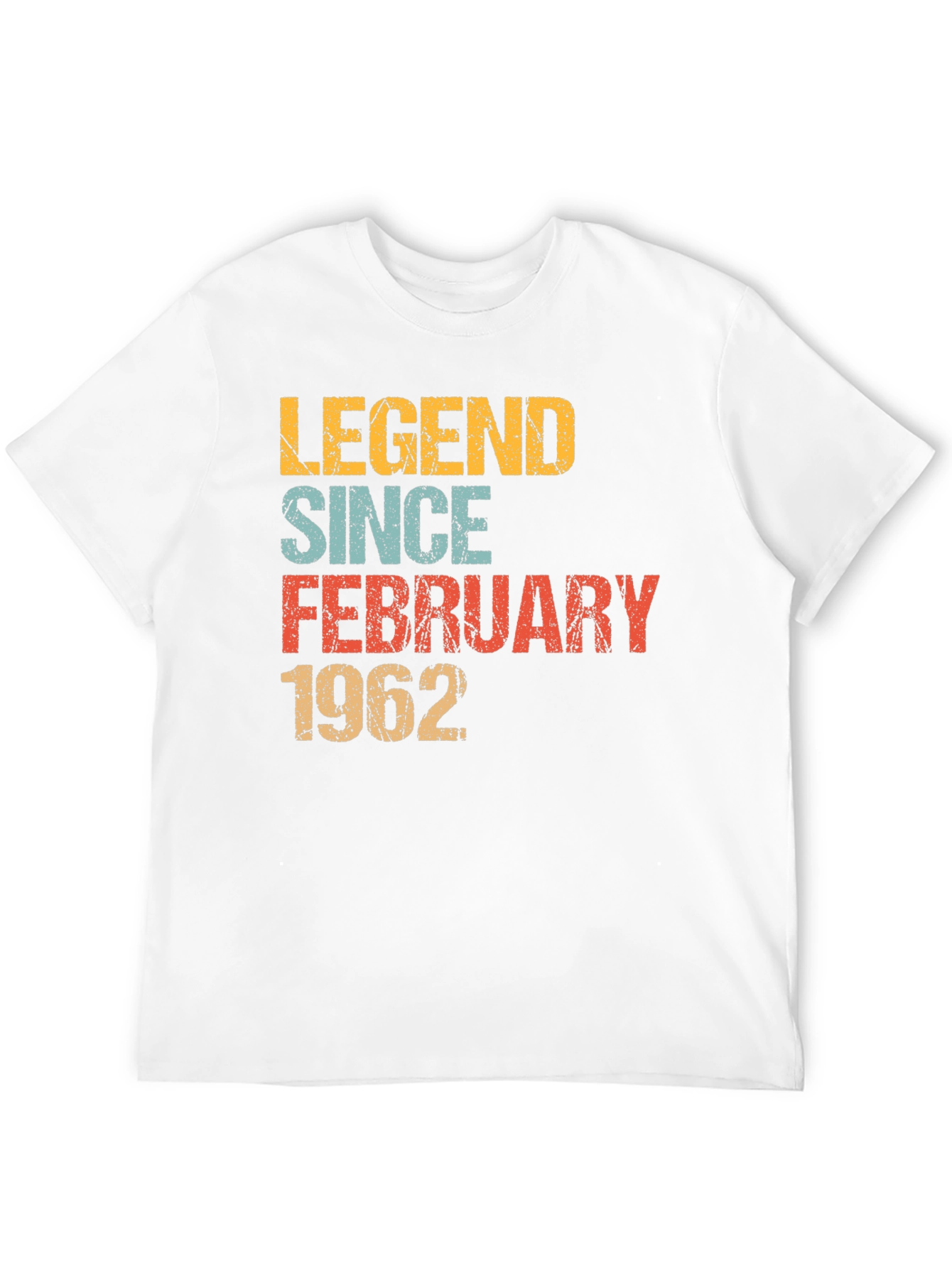 Legend Since February 1962 - Retro Birthday T-Shirt