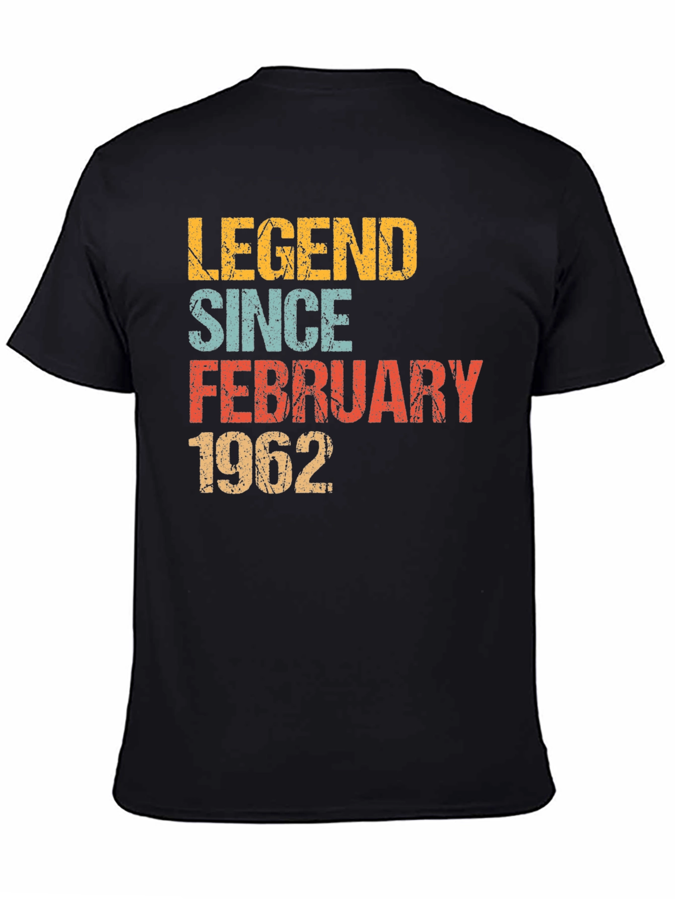 Legend Since February 1962 - Retro Birthday T-Shirt