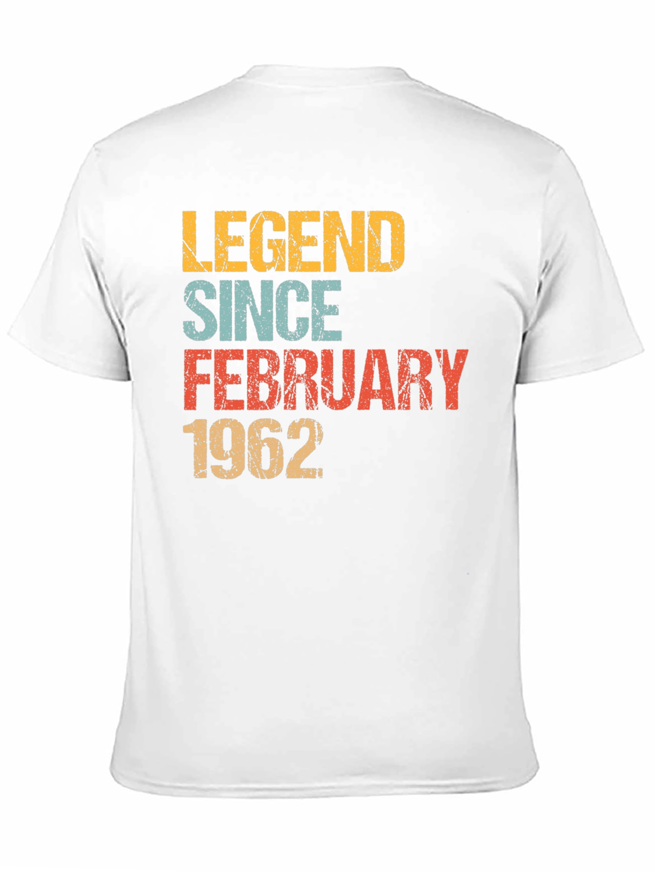 Legend Since February 1962 - Retro Birthday T-Shirt