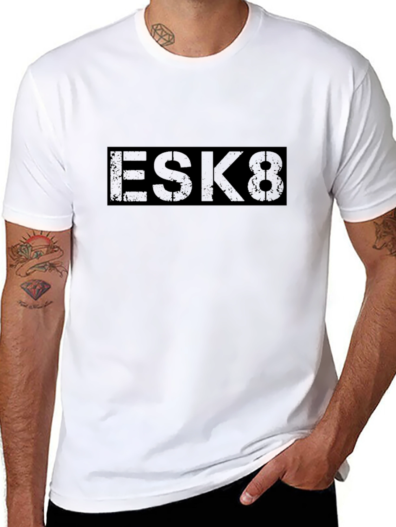ESK8 Black Graphic Tee