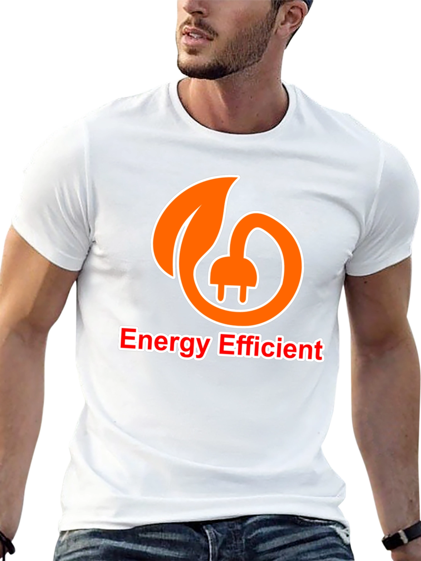 Energy Efficient Black T-Shirt