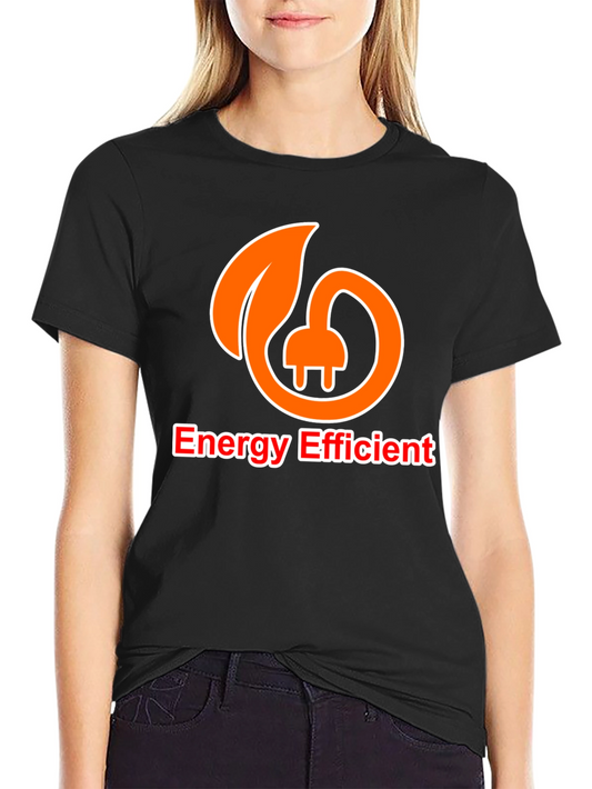 Energy Efficient Black T-Shirt