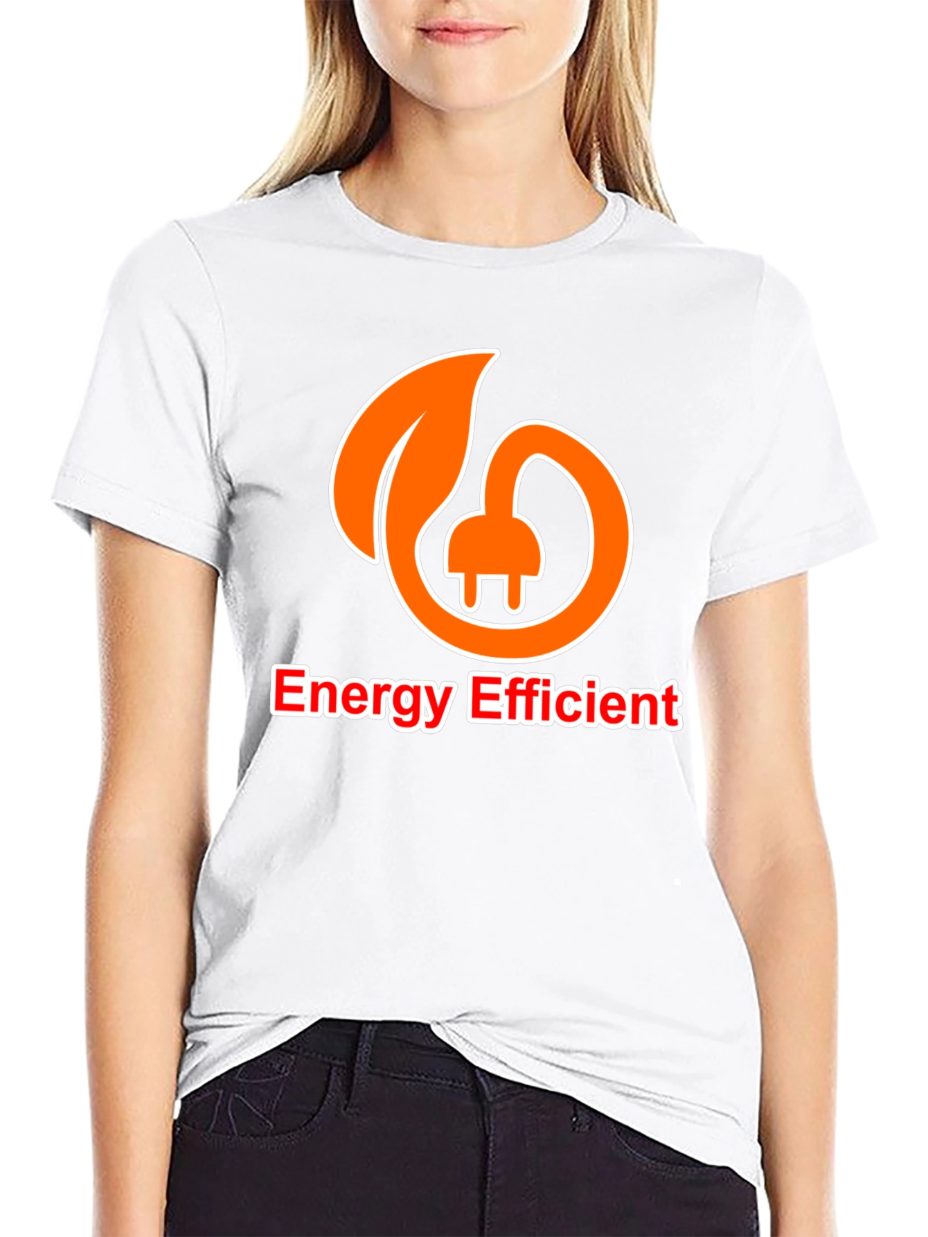 Energy Efficient Black T-Shirt