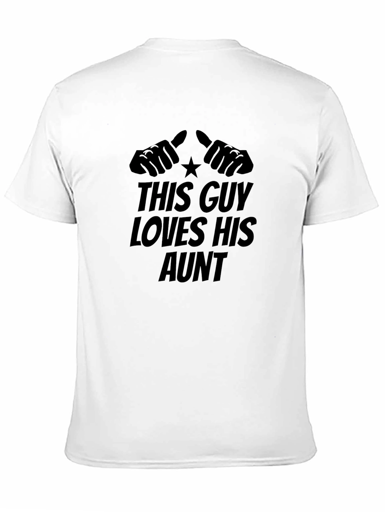 This Guy Loves His Aunt Novelty T-Shirt