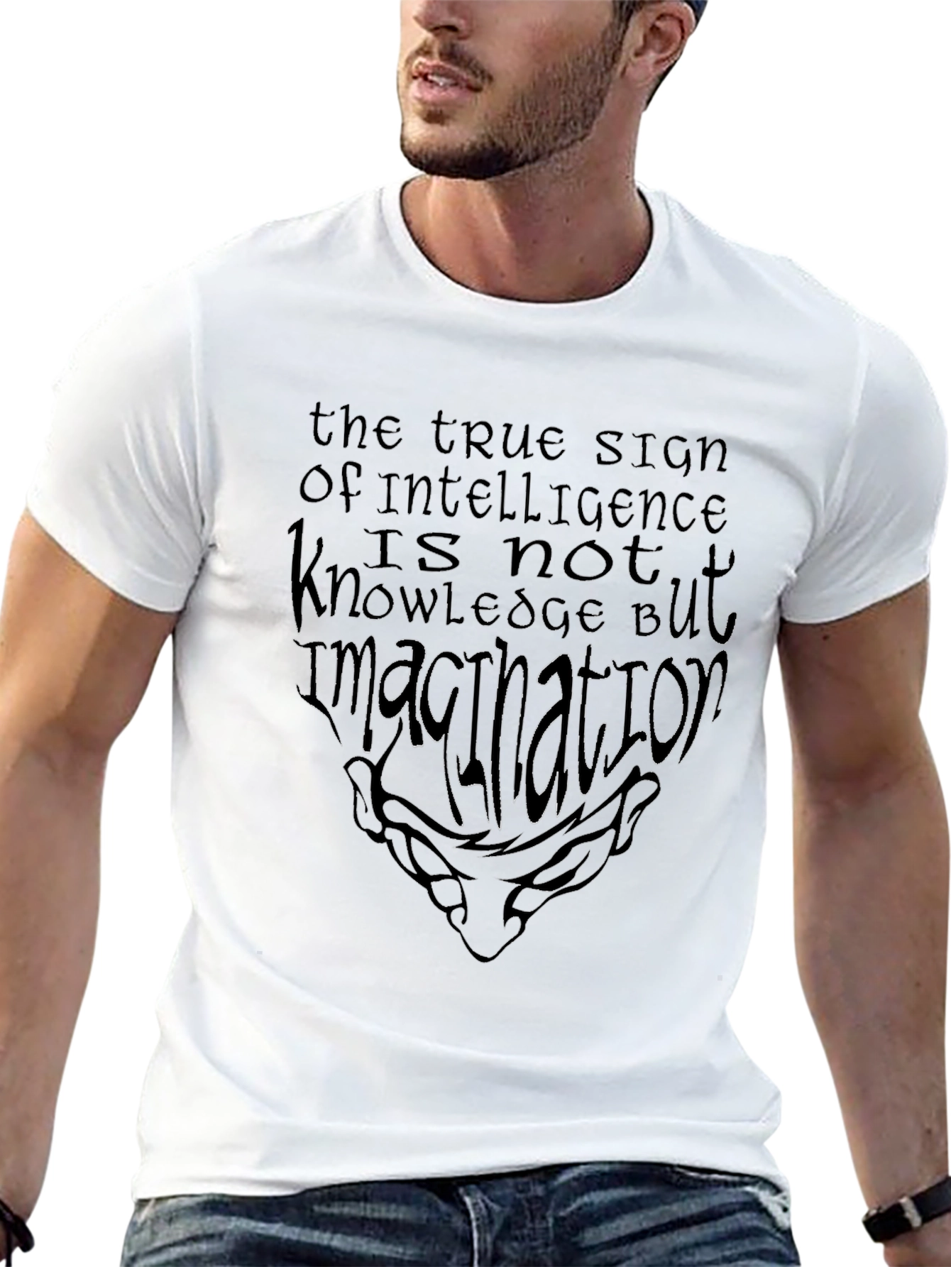 Intelligence Imagination Graphic Tee