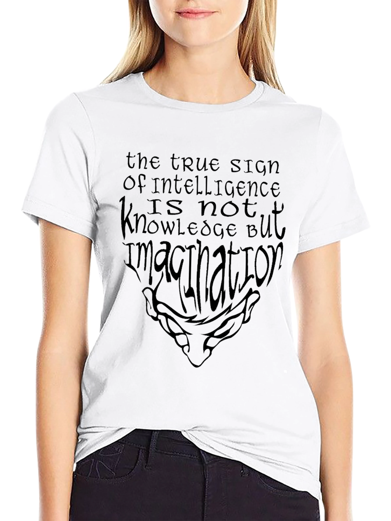 Intelligence Imagination Graphic Tee