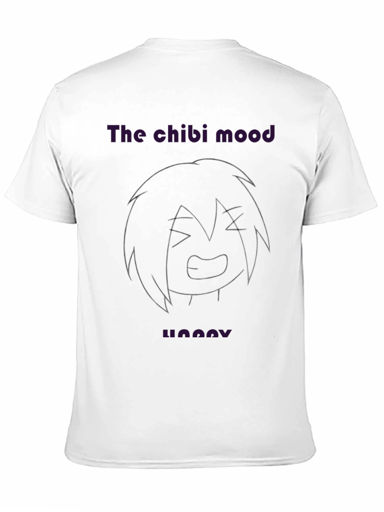 The Chibi Mood Groovy Black T-Shirt