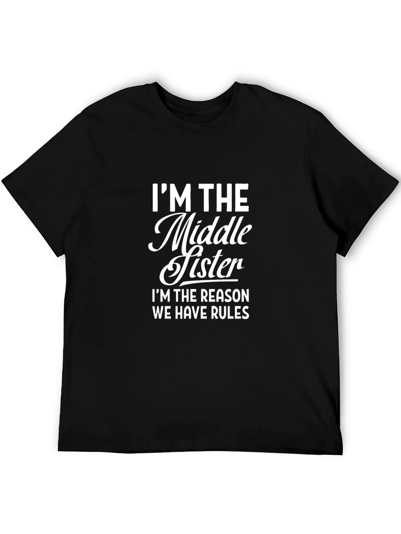 Middle Sister Rules Graphic Tee