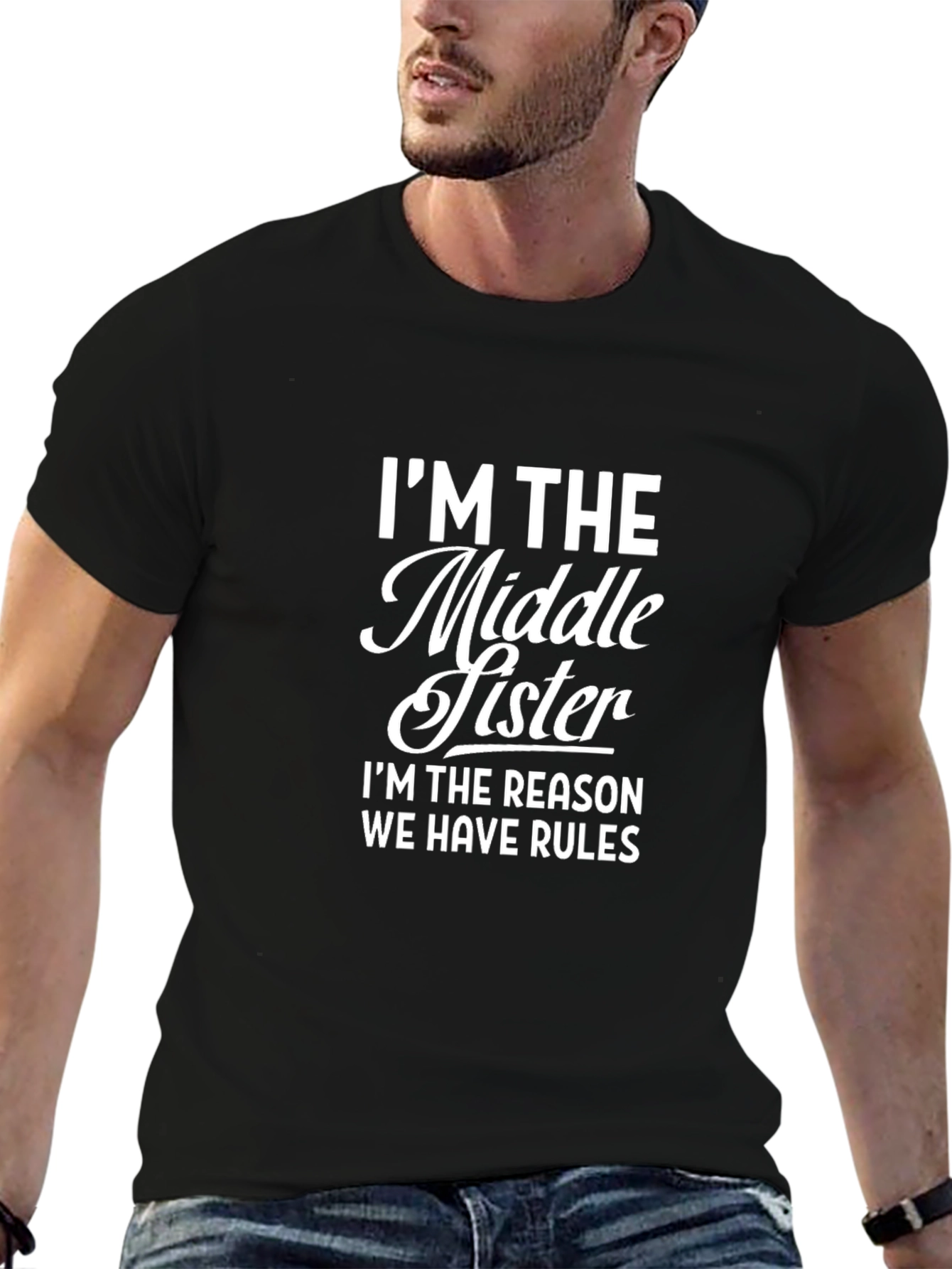 Middle Sister Rules Graphic Tee
