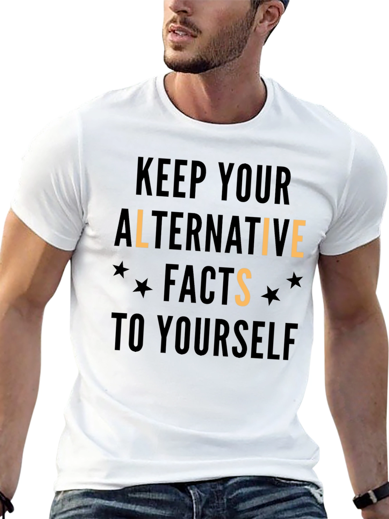 Alternative Facts Graphic Tee - Black